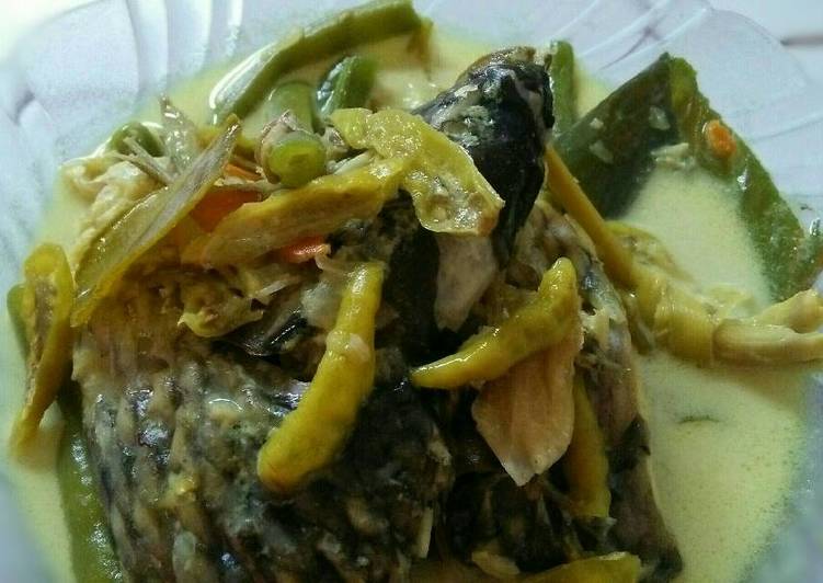 Resep Ikan mas buncis santan pedas 💥🔥, Bikin Ngiler