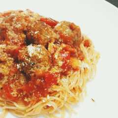รูปของ Meatball Pasta/Pasta Bola Daging