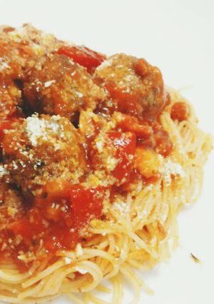 Foto resep Meatball Pasta/Pasta Bola Daging