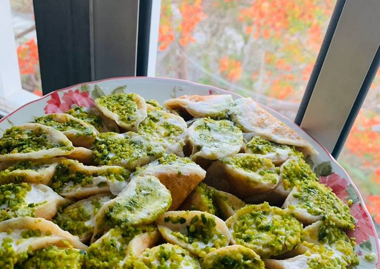 قطايف بالقشطة 💚