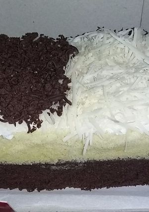 Foto resep Cake kukus coklat lapis keju
