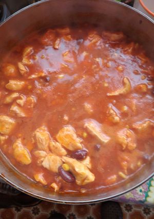 Pörkölt rizzsel recept fotója