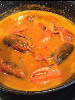 Una foto de Caldoso de arroz con bogavante