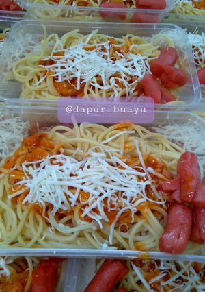Foto resep Pasta spagetti menu bekal anak