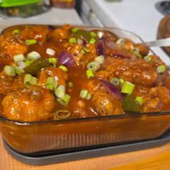 A picture of Dragon chicken.