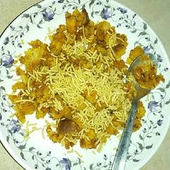 A picture of Bread upma.