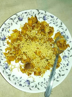 A picture of Bread upma.