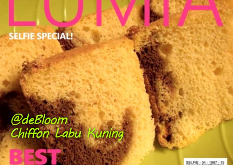 Resep 27. Chiffon Labu Kuning, Bisa Manjain Lidah