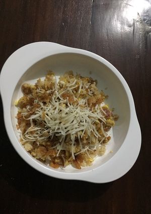 Foto resep Nasi Goreng Keju 4* (MPASI 8+ Bulan)