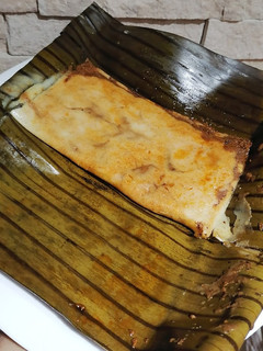 Una foto de Tamales oxaqueños de setas con mole almendrado 😋🤩