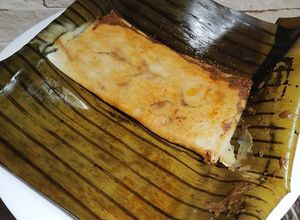 Una foto de Tamales oaxaqueños de setas con mole almendrado 😋🤩 Mole