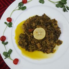 A picture of Muli ke bhujiya.