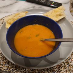 A picture of Tomato soup.