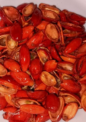 Foto resep Cemilan kulit melinjo pedas manis