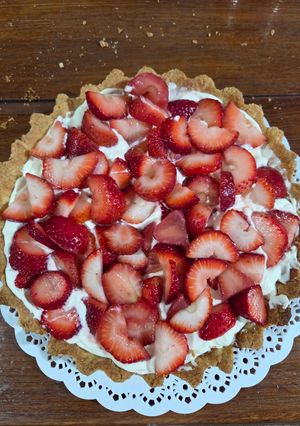 Una foto de Tarta de Frutilla
