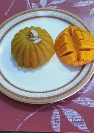 आंबा शीरा (mango shira recipe in marathi) रेसिपी चे मुख्य फोटो 