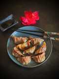 Gyoza alla barbabietola
