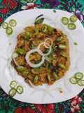 Alu peethi ki bhujia