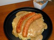 Gambar mashed potato gravy