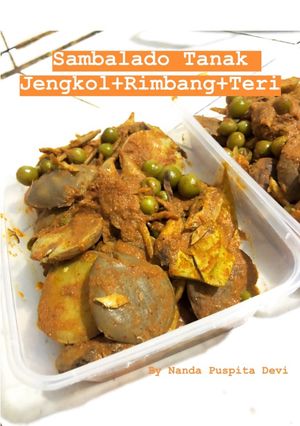 Foto resep Sambalado Tanak Jengkol+Rimbang