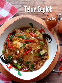 Foto resep Telur Ceplok Saus Tiram