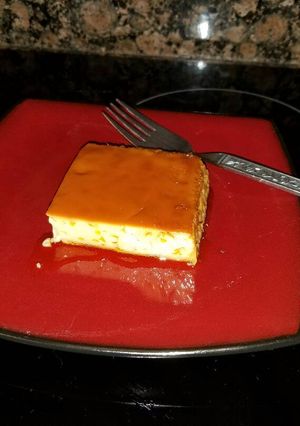 A picture of Flan Puerto Rican.