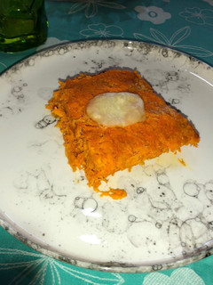 Una foto de Budín de zanahorias con mozzarella di búfala