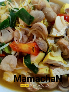 Foto resep Tumis Tahu Toge Jamur Merang