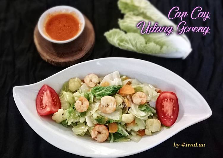 Resep Cap Cay Udang Goreng (no msg) yang simpel