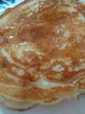 Panquecas de iogurte e creme de leite