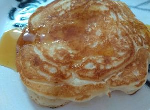 Foto de Panquecas de iogurte e creme de leite