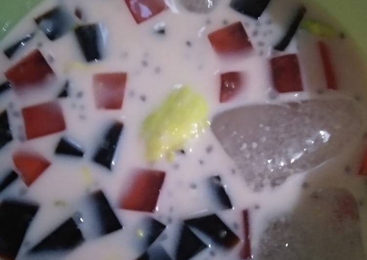 Resep Es jelly, Enak Banget