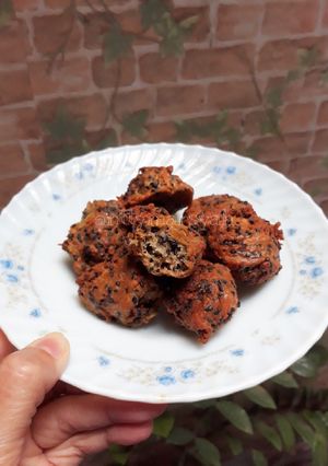 Foto resep Roti goreng wijen hitam pakai tepung nutrijel cincau