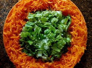 Foto de Salada de alface e Cenoura