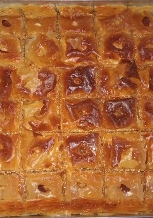 صورة لوصفة بقلاوة بعجينة الفيلو