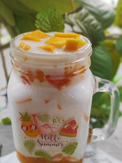 Foto resep Korean fresh mango milk