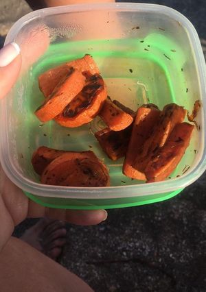 Una foto de Snack de zanahorias saludable. Light :)