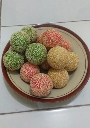 Foto resep Onde Warna Warni