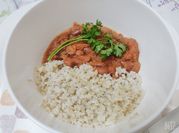 A picture of rajma rice