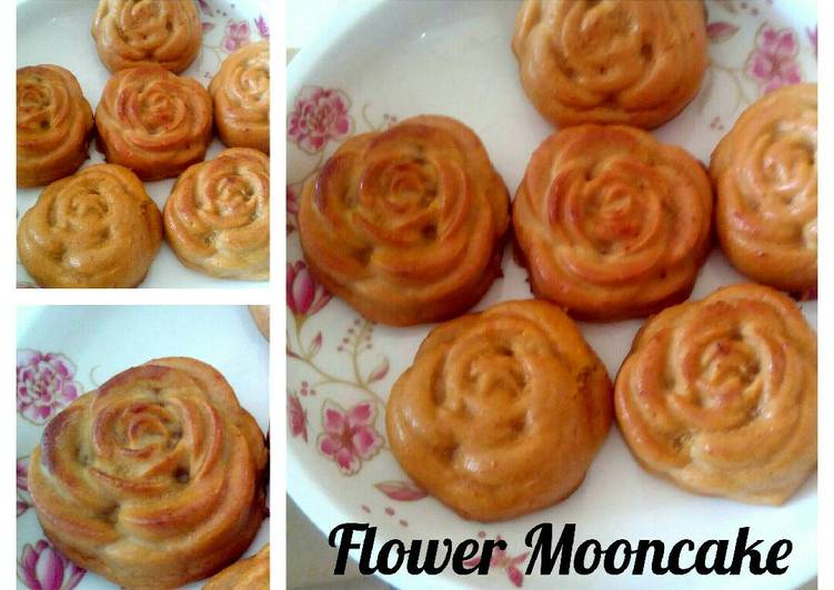 Resep Mooncake Flower Anti Gagal