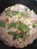 Arroz con alcachofa y nuez