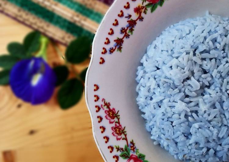 Bahan Nasi Biru Bunga Telang | Resep Bumbu Nasi Biru Bunga Telang Yang Sedap