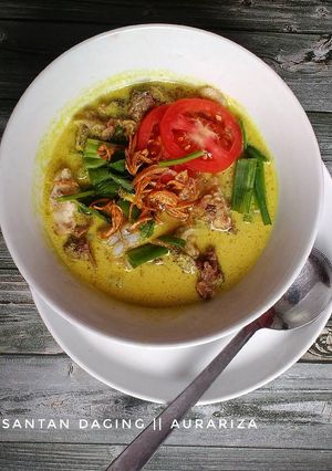 Foto resep Soto daging sapi (santan)