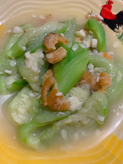 蒜蓉蝦米炒水瓜 的食譜成品照片