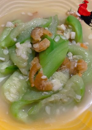 蒜蓉蝦米炒水瓜 的食譜成品照片