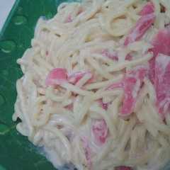 A picture of Spaghetti Carbonara Ala Anak Kost.