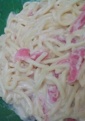 Foto resep Spaghetti Carbonara Ala Anak Kost