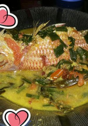Foto resep Ikan merah kuah santan asam pedes