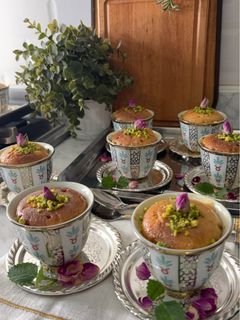 صورة لوصفة بسبوسة الفناجين بالكريمه