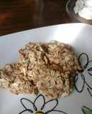 Galletas de avena y plátano saludables